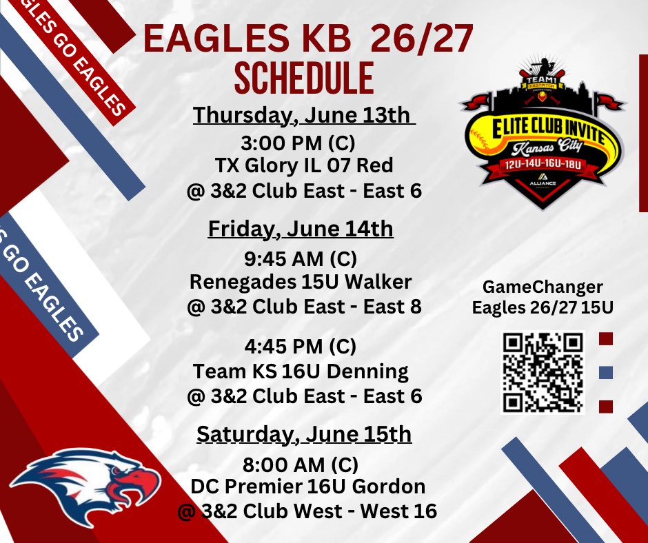 BriannaBarrix's tweet photo. Thank you @Team1_fastpitch for a great camp. Also to all the coaches that were in attendance thank you for your time and feedback. 
Excited for tomorrow! 
LETS GO EAGLES! 🦅
#EaglesKBBrown #BriannaBarrix2027 #shakeandbake #Formyteam #Forthegame 
@EaglesKBrown @greaterthani_21
@DukeSoftball @GopherSoftball @eiu_softball @MizzouSoftball @goshockersoftball @Badgersoftball @gojacksb @texassoftball @bluejaysoftball @cyclonesb @illinosb @wiusoftball @huskersoftball @nusbcats @pacsoftball @ohiostatesb @ucf_softball @uvasoftball
