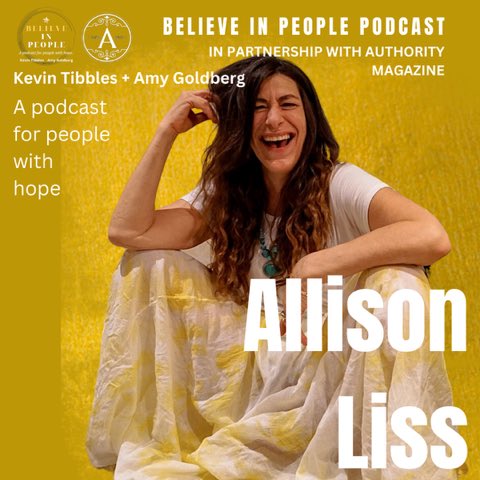BELIEVE IN PEOPLE Podcast welcomes Allison Liss <a href="/allisonlisshmg/">Allison Liss Meditation</a> 

Sometimes achieving everything that you think you are supposed to be striving for leaves you feeling a little empty.

But ... there's more to the story.

youtu.be/CQ5cQae3oeg?si…