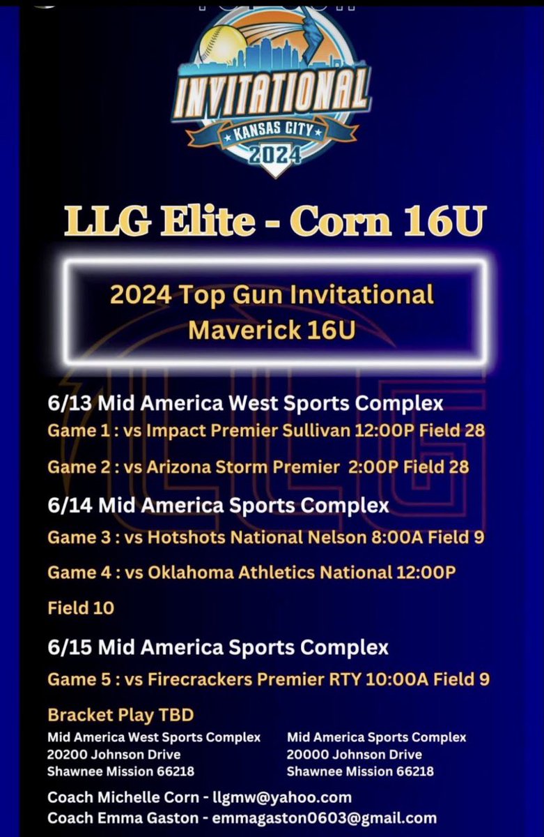 Come check us out at KC this weekend!! ⚡️⚡️<a href="/LLG_MW/">LLGElite2024</a> <a href="/coach_emmag/">Emma Gaston</a>