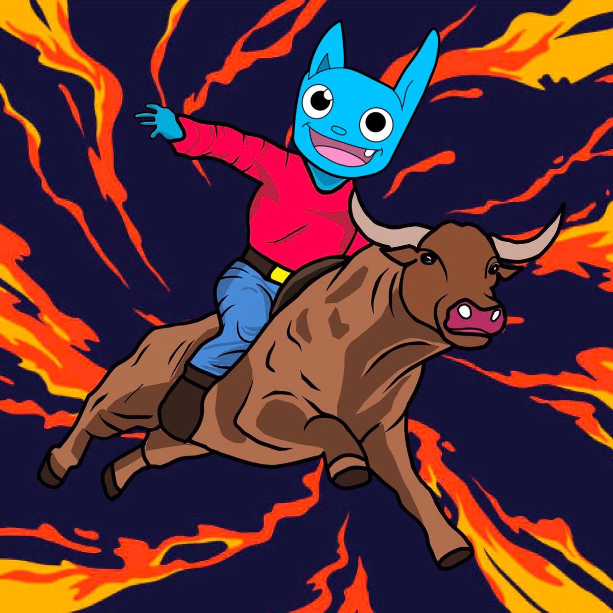 It’s cat season and I’m riding the bull all the way to 10M.

#hearingthings #catszn $Balt