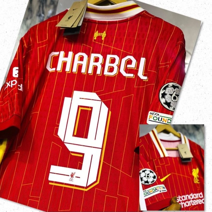 Chrislords14's tweet photo. The new Liverpool Home jersey for the 2024-25 season. 
Sales price - 💰 N15000 
Customising - N3000 
DM for order placement. https://t.co/Eg1eyfEfpj