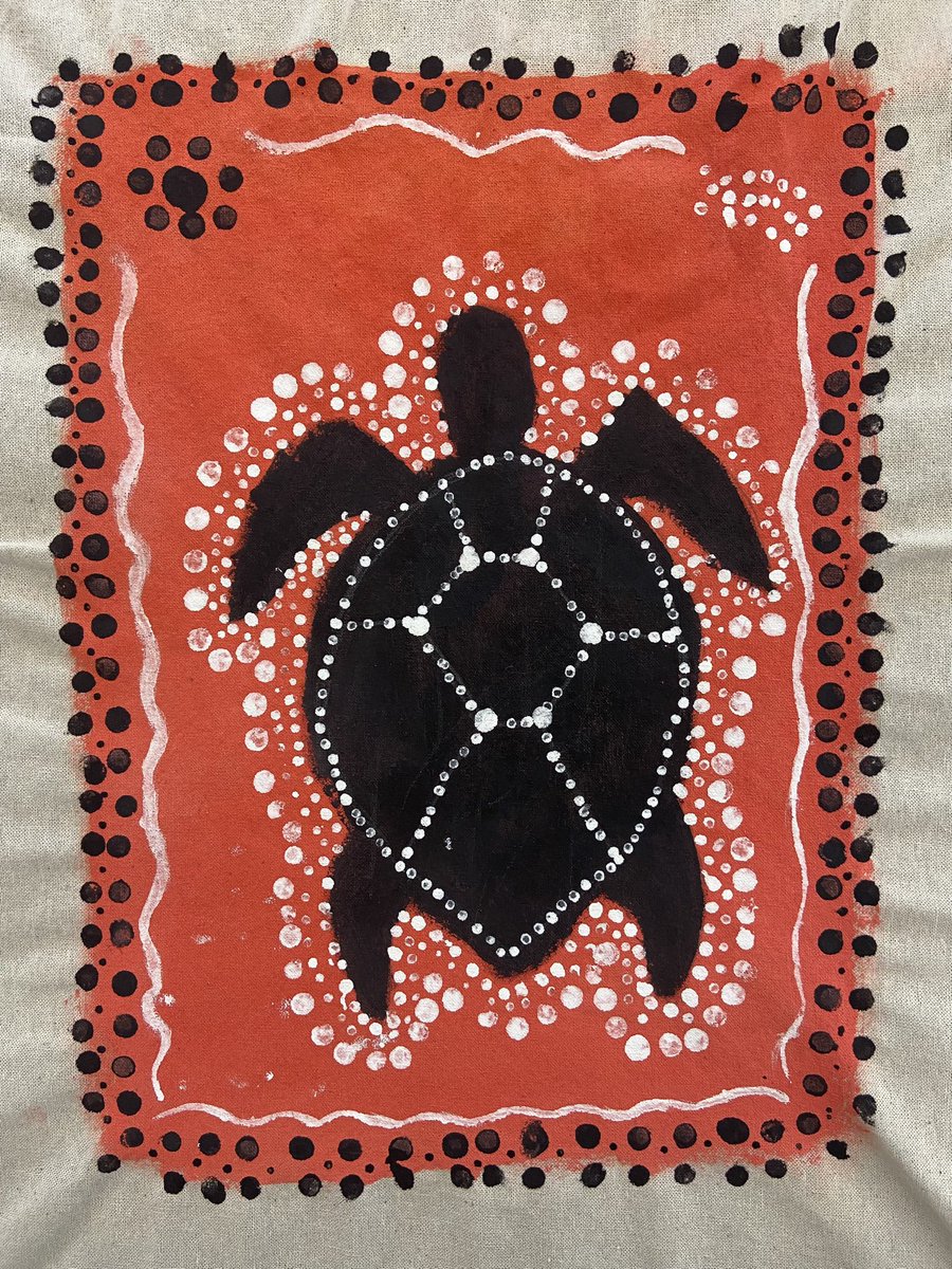 BerwickMiddle's tweet photo. Year 8 - some lovely detail in these Aboriginal paintings. https://t.co/Ny78ZOt4yA