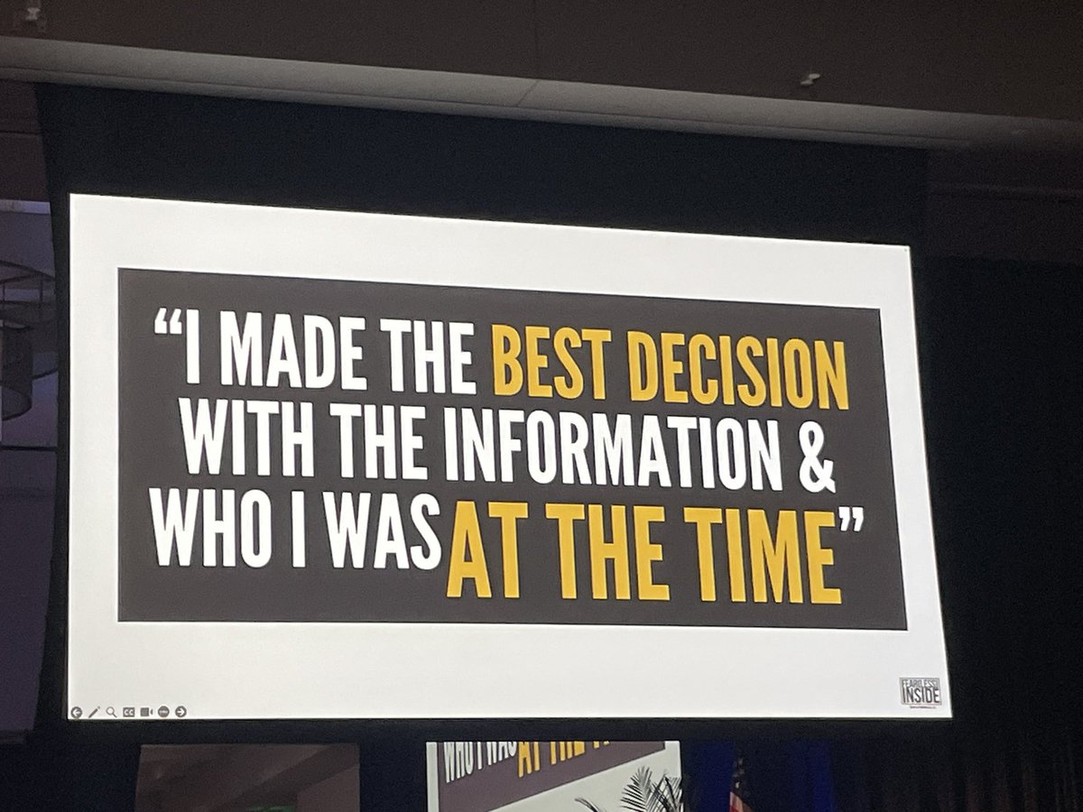1EThompson's tweet image. Fear (Less) Inside @darrylbellamyjr  What fears are preventing you from doing your best? Trace- get things out of your head. Embrace-What are you afraid of? and have Grace - kindness for self and others. @KalahariResorts #WeLeadTX #Region4 #Fearless