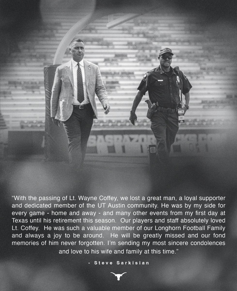 Deepest condolences to the family and friends of Lt. Wayne Coffey