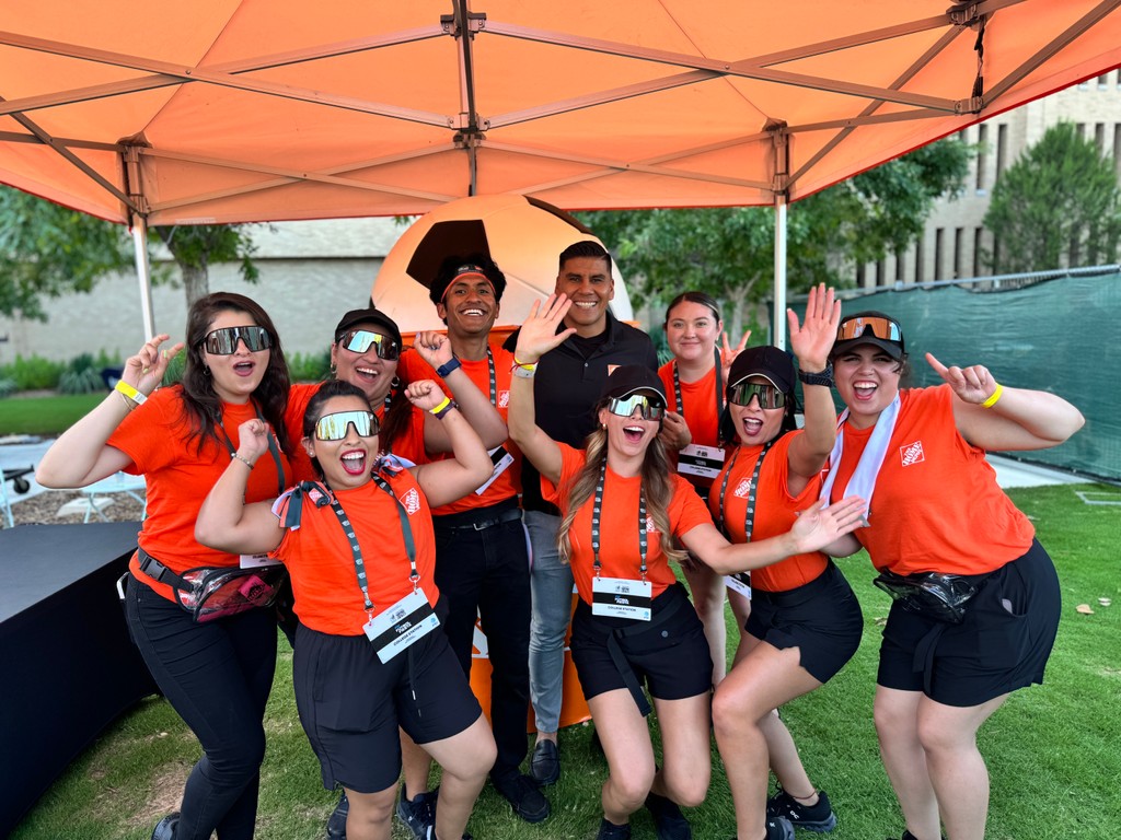 assistmarketing's tweet photo. The ultimate squad and electric vibes! 🔥 Last week’s Futbol Fiesta Fan Fest in College Station, TX, with Home Depot, had everyone buzzing for the epic Mexico vs. Brazil match! ⚽️ 

#ExperientialMarketing #EventStaffing #SportingEvents #EventMarketing #BrandStrategy https://t.co/5idaRTegoJ