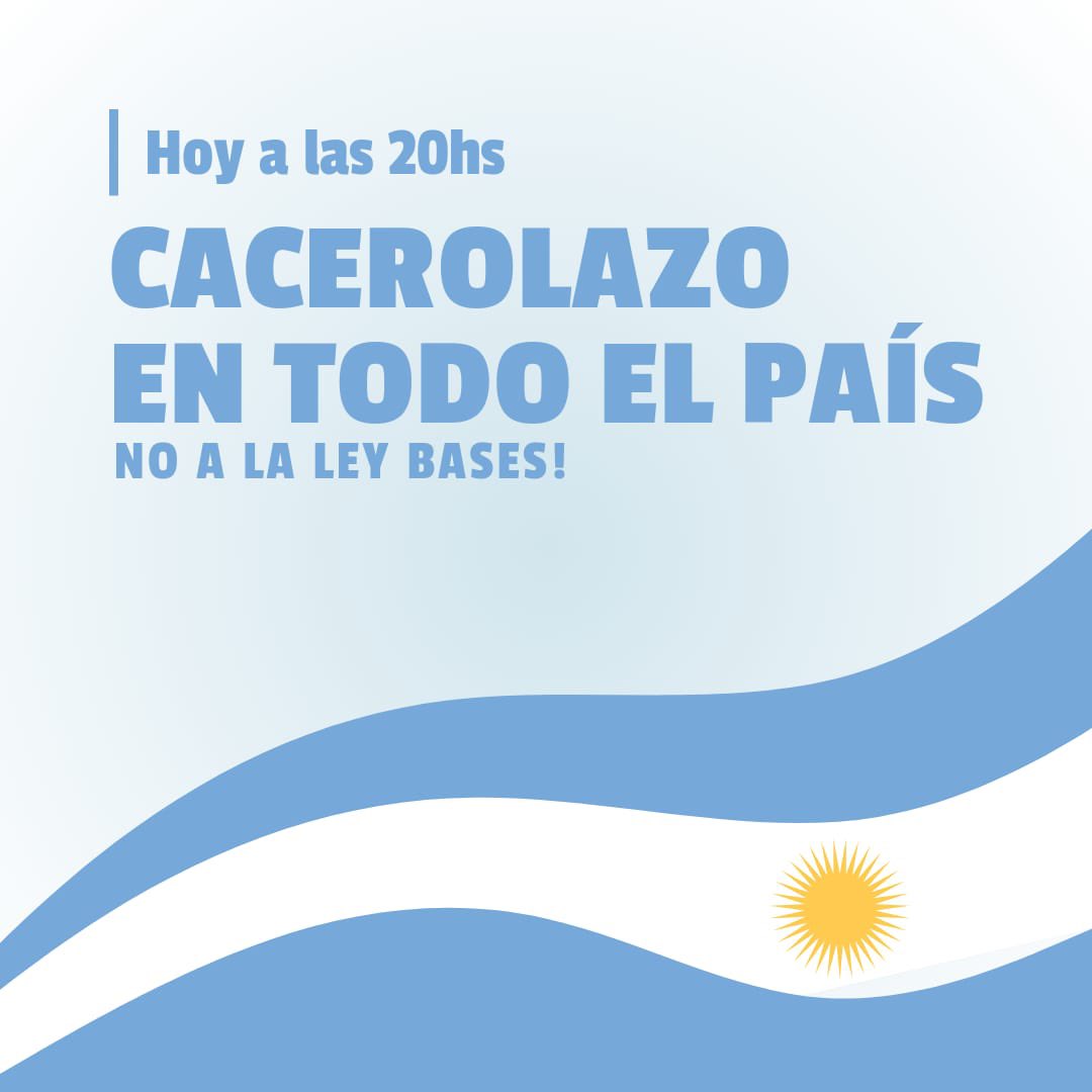 No nos resignamos a la decadencia del Senado de la Nación, que vota una ley entre sobornos, amenazas y represión.

#NOALALEYBASES