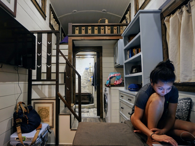 SustPopAus's tweet photo. Tiny houses are not the end living scenario while populations are expanding-
just another downward step on the lifestyle ladder as we cram more & more in.
Next think caravans, then tents... then on the streets. https://t.co/SQlDNDZfpk