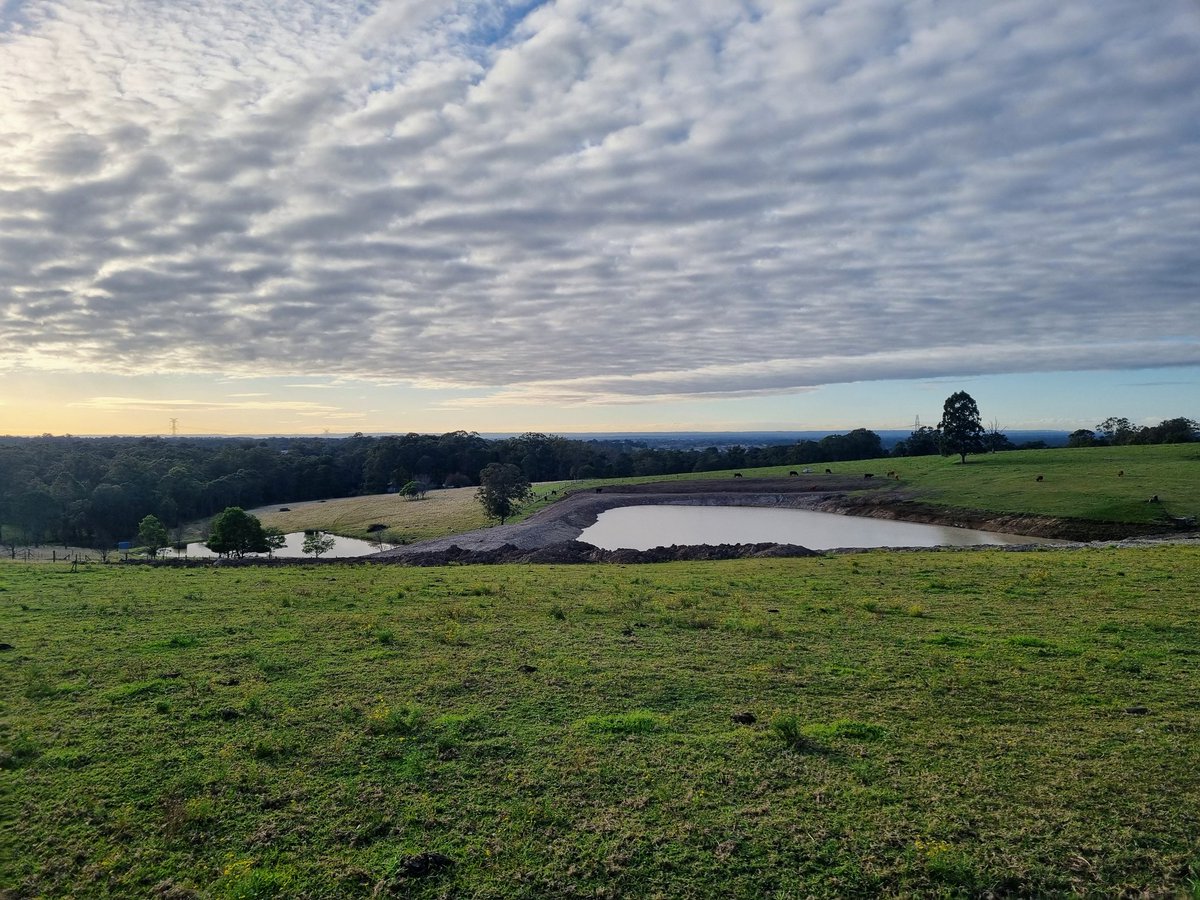 Beautiful view out in Grose Wold to start your day. Certainly can't complain 🙂
