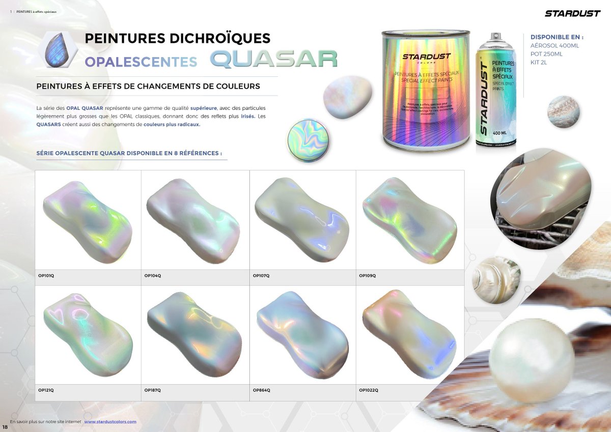 stardustcolors's tweet image. Peintures OPAL StardustColors -  14 teintes 
stardustcolors.com/396-peinture-o…
stardustcolors.com/peinture-opale…
stardustcolors.com/peinture-opale…

#carpaint #carpainting #custompaintedbikes #custompaint #opal #paint #colorshift #colorshiftpaint