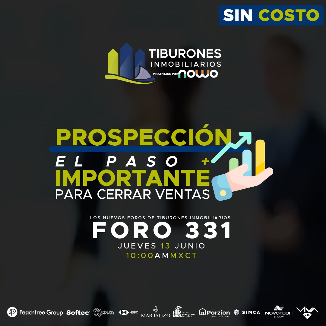 TiburonesInmob1's tweet photo. Implementar estrategias de prospección efectivas es esencial para cualquier persona que busca cerrar más ventas y alcanzar sus objetivos de negocio. En el foro 331 conocerás los secretos para dominar este importante paso en el proceso de ventas.
https://t.co/vpiqdro4mT https://t.co/MranGOQOHa