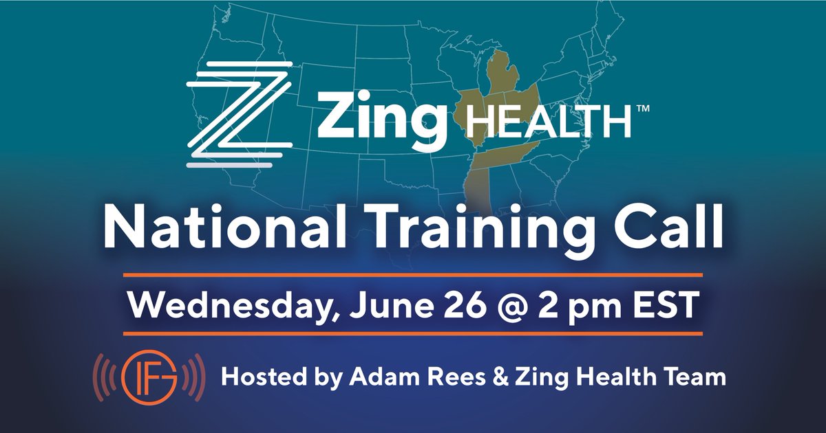 Join Innovative Financial Group (IFG) and <a href="/myamazinghealth/">Zing Health</a>, for a National Training call next Wednesday, June 26th at 2:00pm EST.
Register below:
bit.ly/3L0WHWt