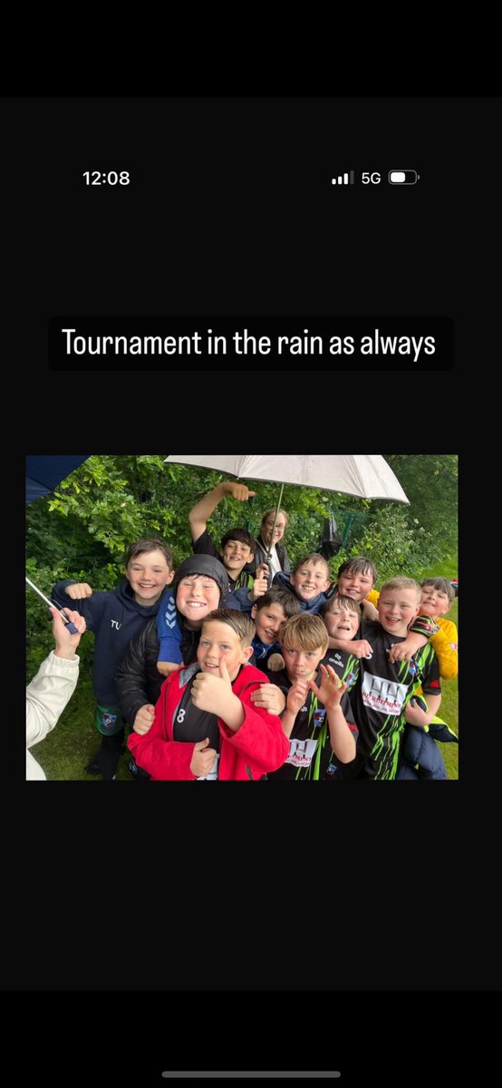 warnerrangU12's tweet image. It was a wet one on Sunday at the tournament ⚽️⚽️⚽️