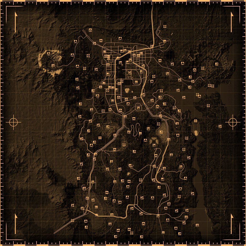 Tunnelsnakefool's tweet photo. What's your path to The Strip from Goodsprings? I'm plotting the paths and comparing distances for an upcoming video! #fallout #newvegas #falloutmappingproject https://t.co/VGxhPhRtTU