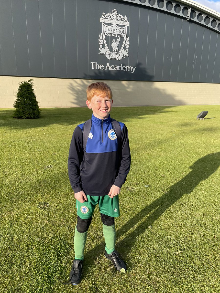 Visit to <a href="/LFCAcademy_/">LFC_Academy</a> with <a href="/CFCYouthAcademy/">Chester FC Academy</a> playing the elites. Tough game but Olly was brilliant. Plenty of learning moving into the big goals and 11 a side. As always sporting <a href="/Kaliaaer/">Kaliaaer</a> gloves