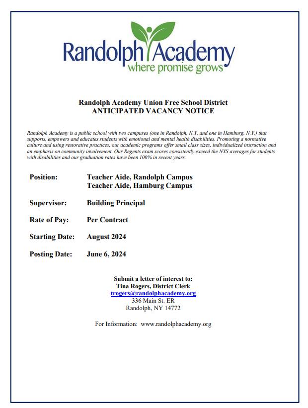 Randolph Academy UFSD tweet media