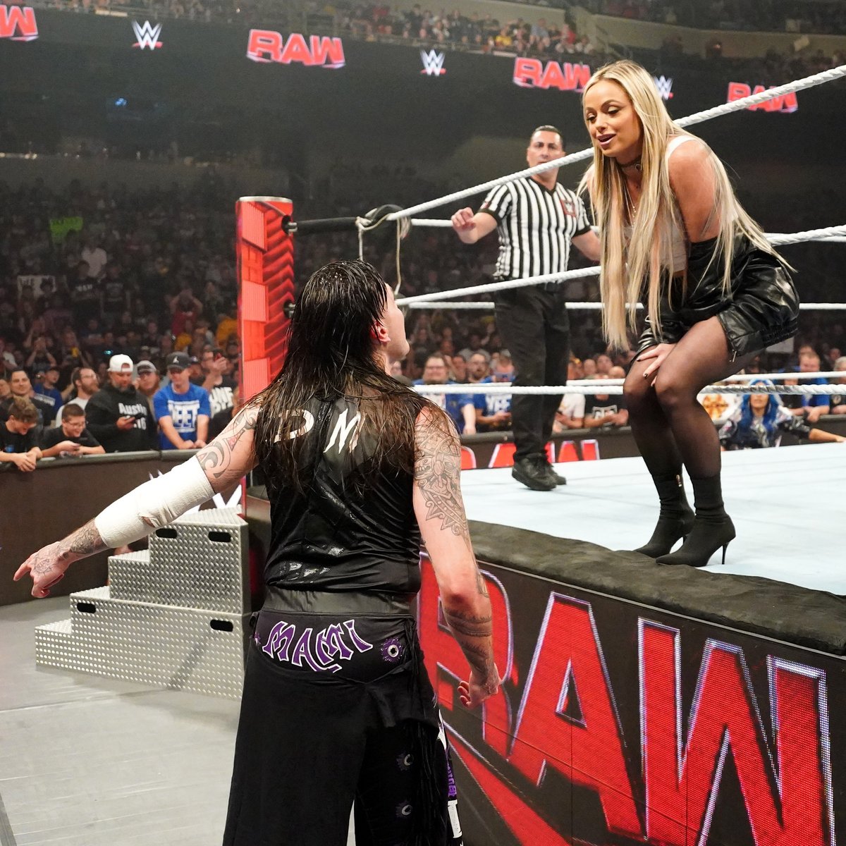 WWE's tweet photo. Caption this. 👀 https://t.co/6HFxh1HMH3