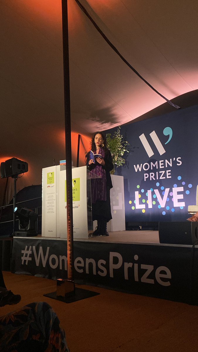 WomensPrize's tweet image. “Everything you read enriches you further and tonight I feel more enriched than ever.” - @AubeReyLescure 

Beautiful readings from our #WomensPrize short-listed authors for Fiction - Anne Enright, @V_V_G , Kate Grenville, Isabella Hammad, Claire Kilroy &amp;amp; @AubeReyLescure