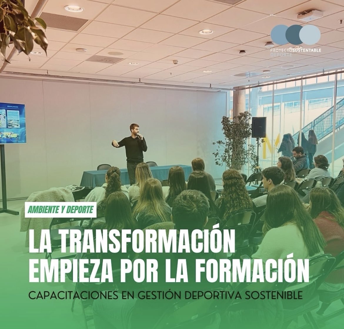 1) ¡EL PRIMER PASO! 

La transformación de tu institución o evento deportivo empieza por entender que, a través de la sostenibilidad, podes gestionar de una manera más eficiente, consiguiendo ahorros - beneficios económicos y siendo responsable con el planeta.

¡Capacítate!