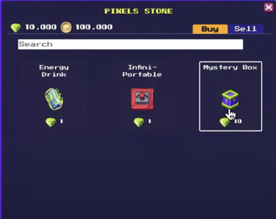 Mystery Boxes are coming to <a href="/pixels_online/">Pixels</a> 
(price can change)