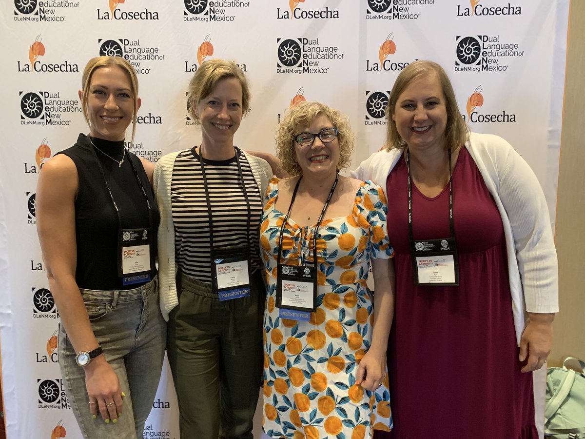 anna_harvin's tweet photo. So proud of our @ACPSk12 team at the @DLeNM Summer Institute this year! We presented 2 sessions all about @OCDEProjectGLAD and its impact in our district. @CKELEM @GWMSPrexies @BarrettElem https://t.co/hFj02CylCZ