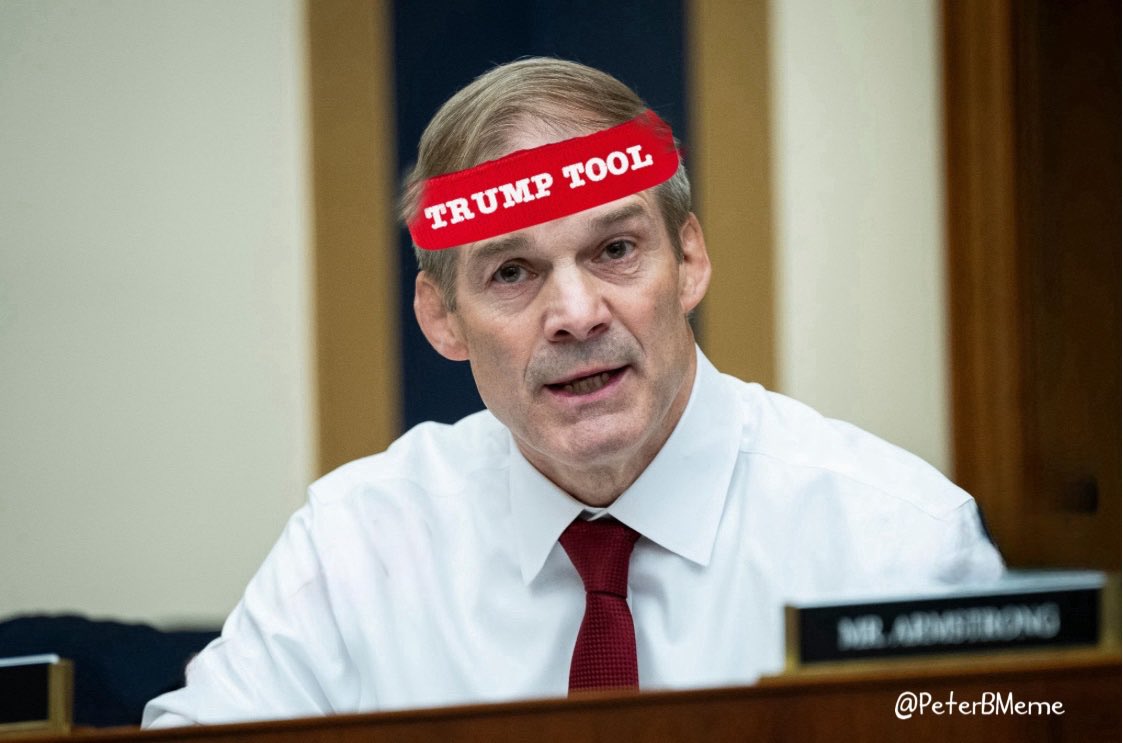 PeterBMeme's tweet image. #TrumpTool #GymJordan #BadTeeth @Jim_Jordan