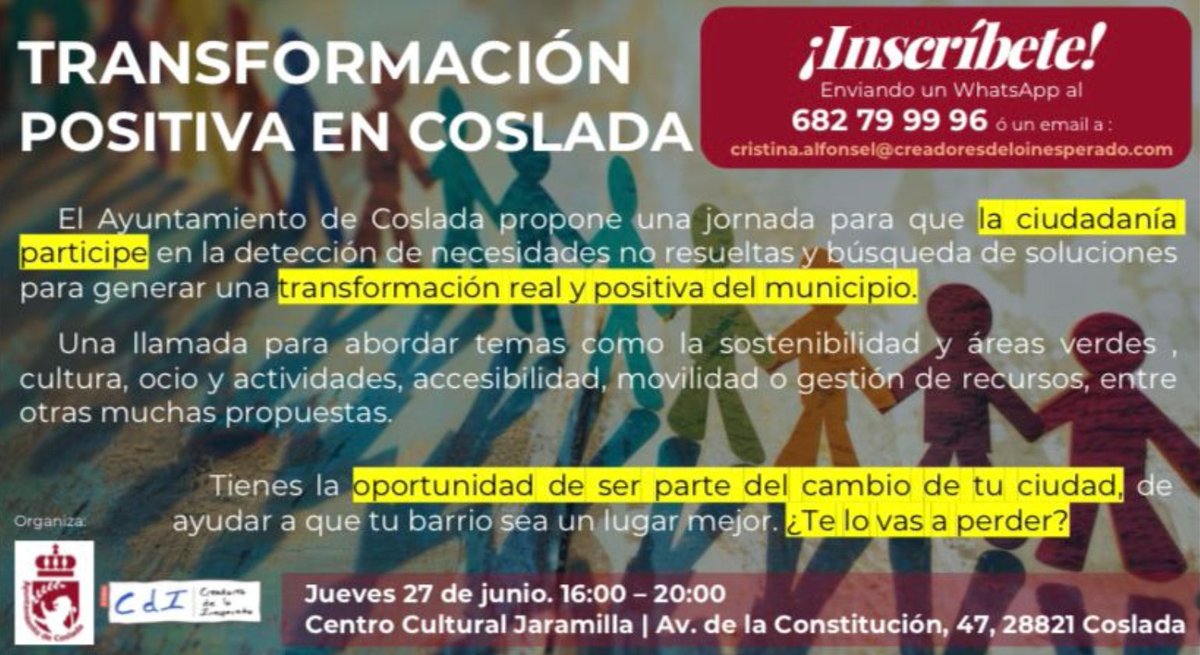 Coorvecinoscoslada tweet media