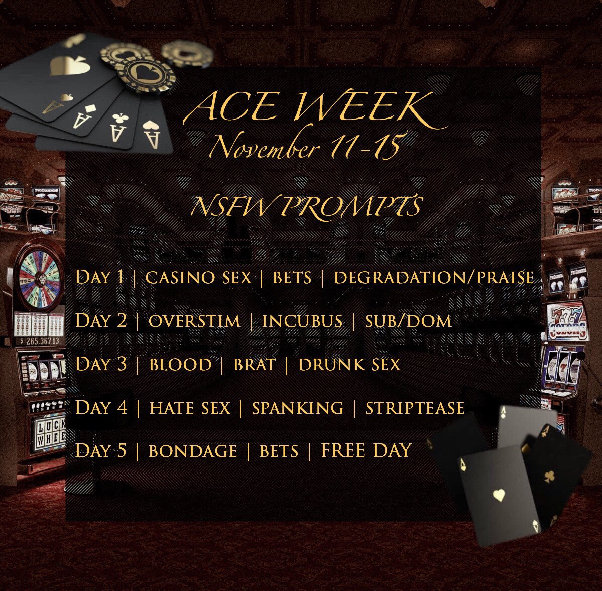♤ NSFW PROMPTS ♤