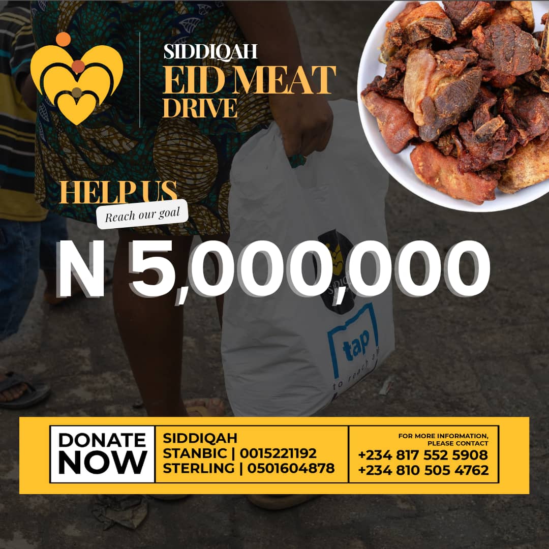 YinklezDimplez's tweet photo. As-salaam alaykum. This Eid, by Allah's Leave, we anticipate raising a total of N5,000,000 to provide meals to families, including food packs and meat.

We humbly request your help and donations 🙏. May Allah accept our efforts and donations as we contribute. Ameen.

1/... https://t.co/SGCChMpzvS