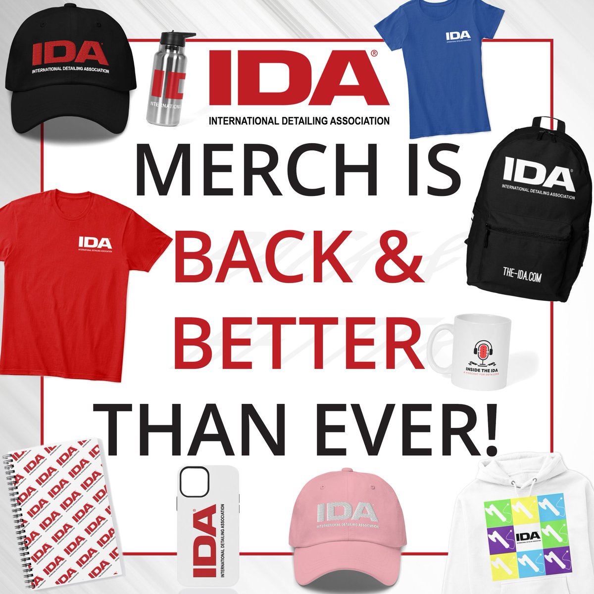 idadetailers's tweet photo. We’ve got your swag covered in the IDA Merch Store! Start shopping: https://t.co/hXFu0Q19Lb

Want to see your own design featured in the official merch store? Enter the 2024 IDA T-shirt design contest by July 12! Open to all IDA members. Learn more: https://t.co/CSRlrlPuQj https://t.co/RckwwVWwLe