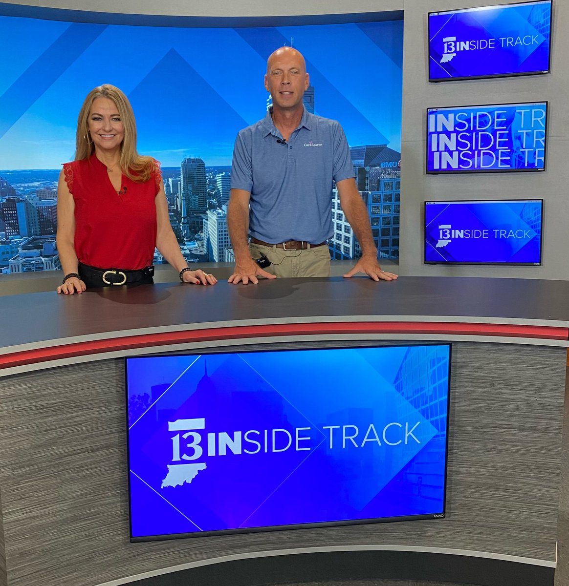 RealLauraSteele's tweet photo. Thanks @stevesmitherman of @caresource for joining us to talk about the @caresource union with the @IndianaFever at WTHR https://t.co/ZXXYJZqQoM