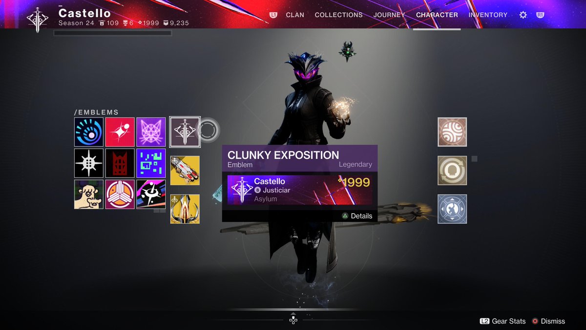 ItsCastelo's tweet image. Coolest Comp Emblem. 

It was a little bit of a pain due to “lobby balancing” and matchmaking times, but it’s finally here. 

Love the colors, reminds me of Metagalactic.