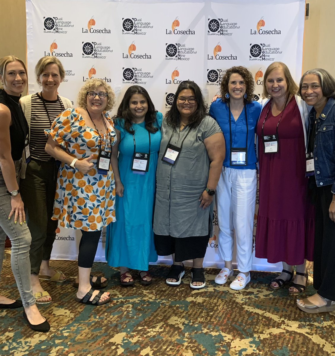 anna_harvin's tweet photo. Northern Virginia @OCDEProjectGLAD representing at the @DLeNM Summer Institute!!! So proud to have 4 sessions from this amazing group of GLAD Trainers and Trainers in Training. @fcpsTitleILit @ACPSk12 https://t.co/xdXeDrNd8s