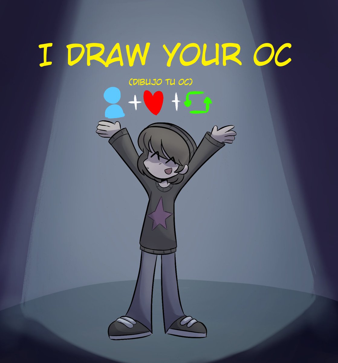 Well, I've been wanting to make one of these for a while and honestly, why not? 

send your ocs to draw it xd, I will draw the ones I can
