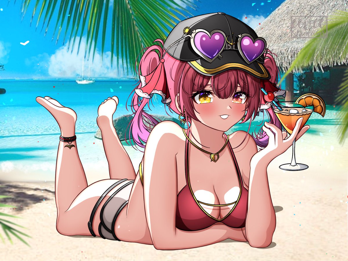 eeveestrations's tweet image. トロピカルトレジャー/
Captain Marine, Your Tropical Treasure~

#マリンのお宝 #hololive