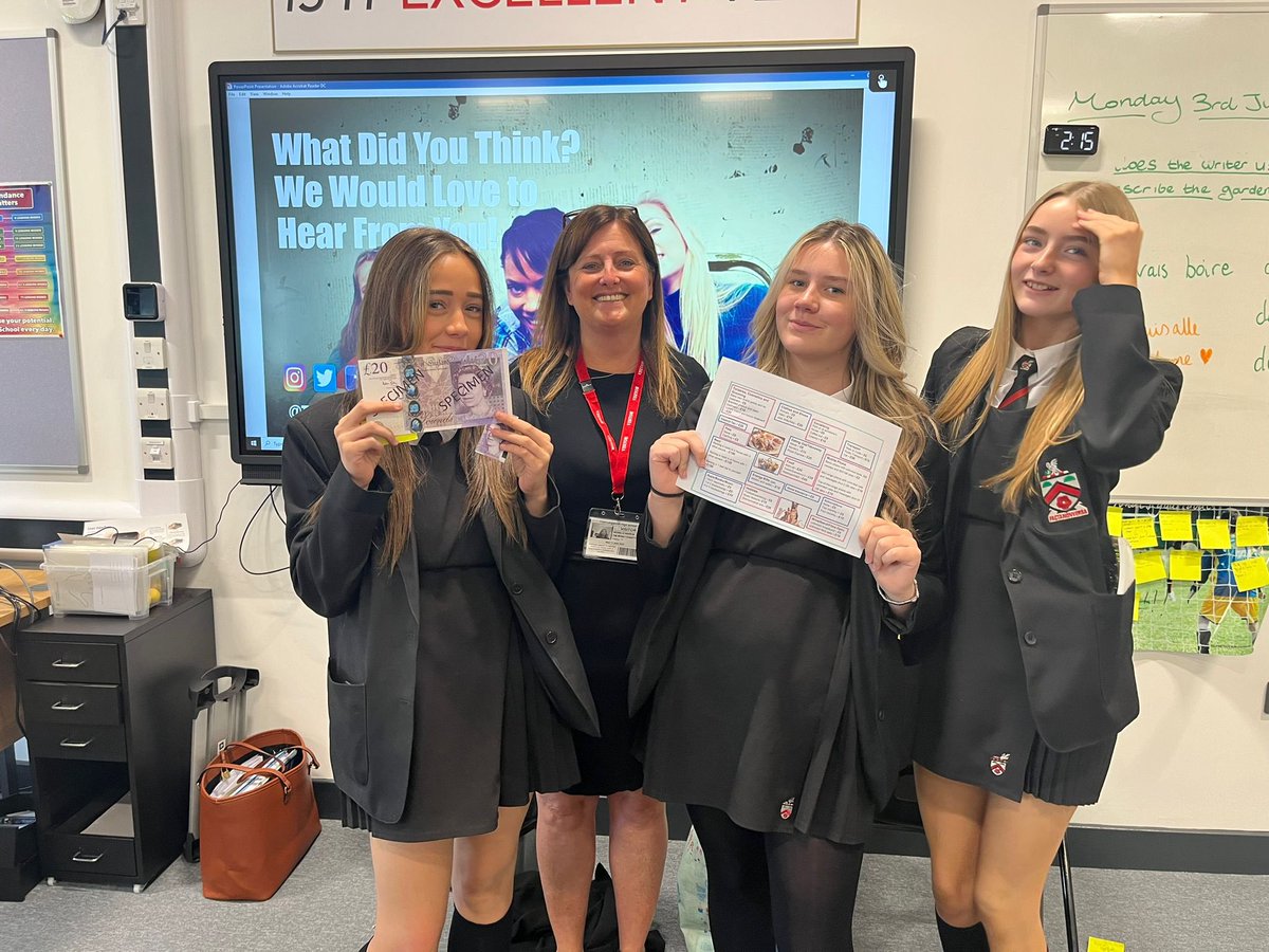 FinancialBarron's tweet photo. A fantastic day delivering Planning &amp; Budgeting workshops on behalf of @TheMoneyCharity to Year 8 pupils @FredLongworth as part of their World of Work day. Lots of money talk &amp; exciting goals shared. The pupils loved the activity looking at how our hard earned money is spent. https://t.co/GHj7G8UOVO