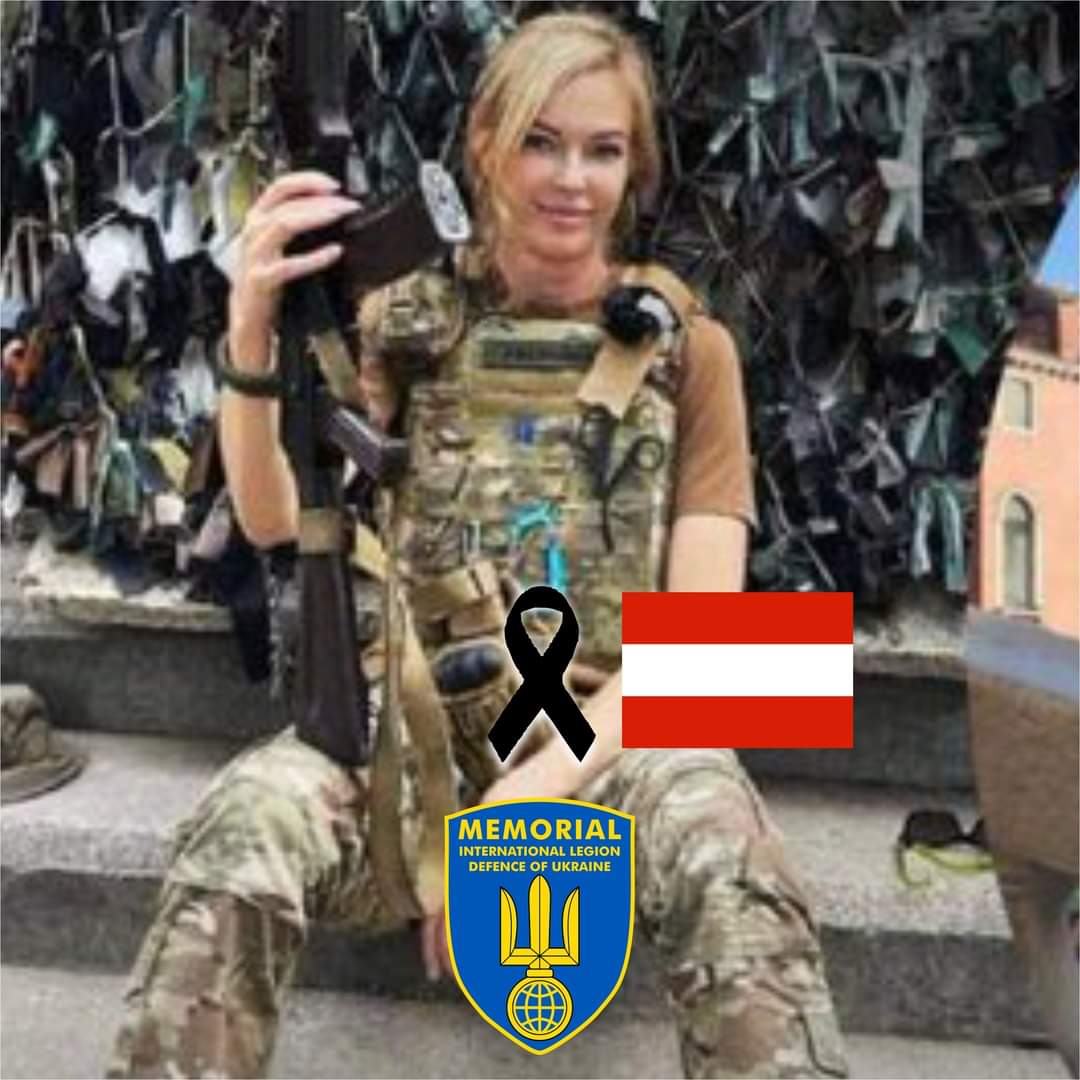 MykhailoRohoza's tweet photo. The Austrian Natalia Frauscher, who had been serving in Ukraine as a Volunteer succumbed on the Battlefield.

Honor, Glory and Gratitude To Our Sister.
-2022! https://t.co/MbbA25KdXm