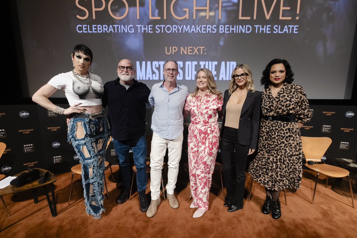 IngleDoddMedia's tweet photo. ⭐️SPOTLIGHT LIVE HIGHLIGHTS ⭐️

BTS Spotlight Live was a blast! 🎬✨ Industry experts shared insights on top projects like “Avatar: The Last Airbender” &amp; “Masters of the Air.” Missed it? Catch the full recording here: https://t.co/79USZkmJcg https://t.co/VaZgFa1zO4
