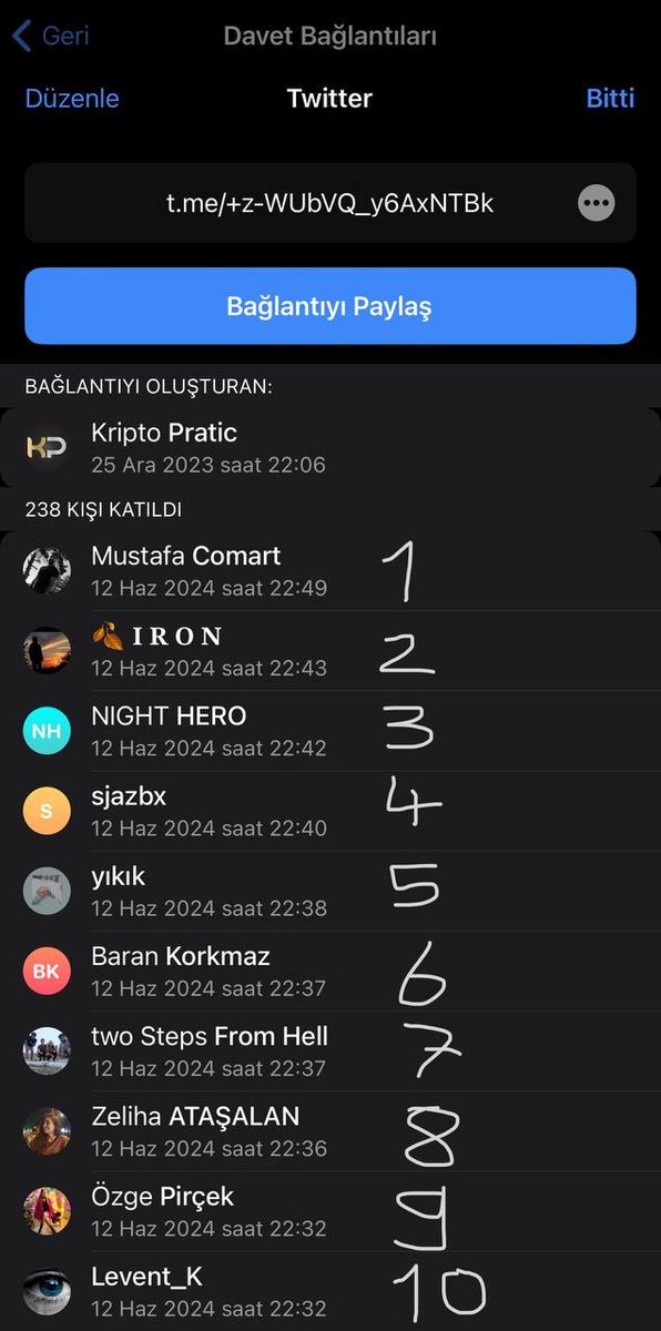 Son gönderilerimi Begenip RT yapan 
Telegrama katılan ilk 10 kişiyi seçtim 

Daha 30 kişiye 1000 TL göndericem geç kalmış sayılmazsınız.

Hemen telegrama katıl sende kazan👇

t.me/+z-WUbVQ_y6AxN…

#Powell #LUNC #FOMC #zkscam #USDT #faiz #Bitcoin #Altcoins #Crypto #Ethereum