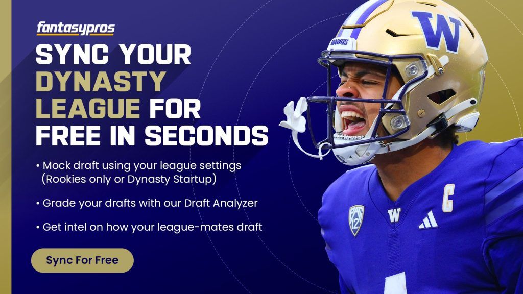 FantasyPros on X: &ldquo;Sync your dynasty league to: 🏈 Mock draft 