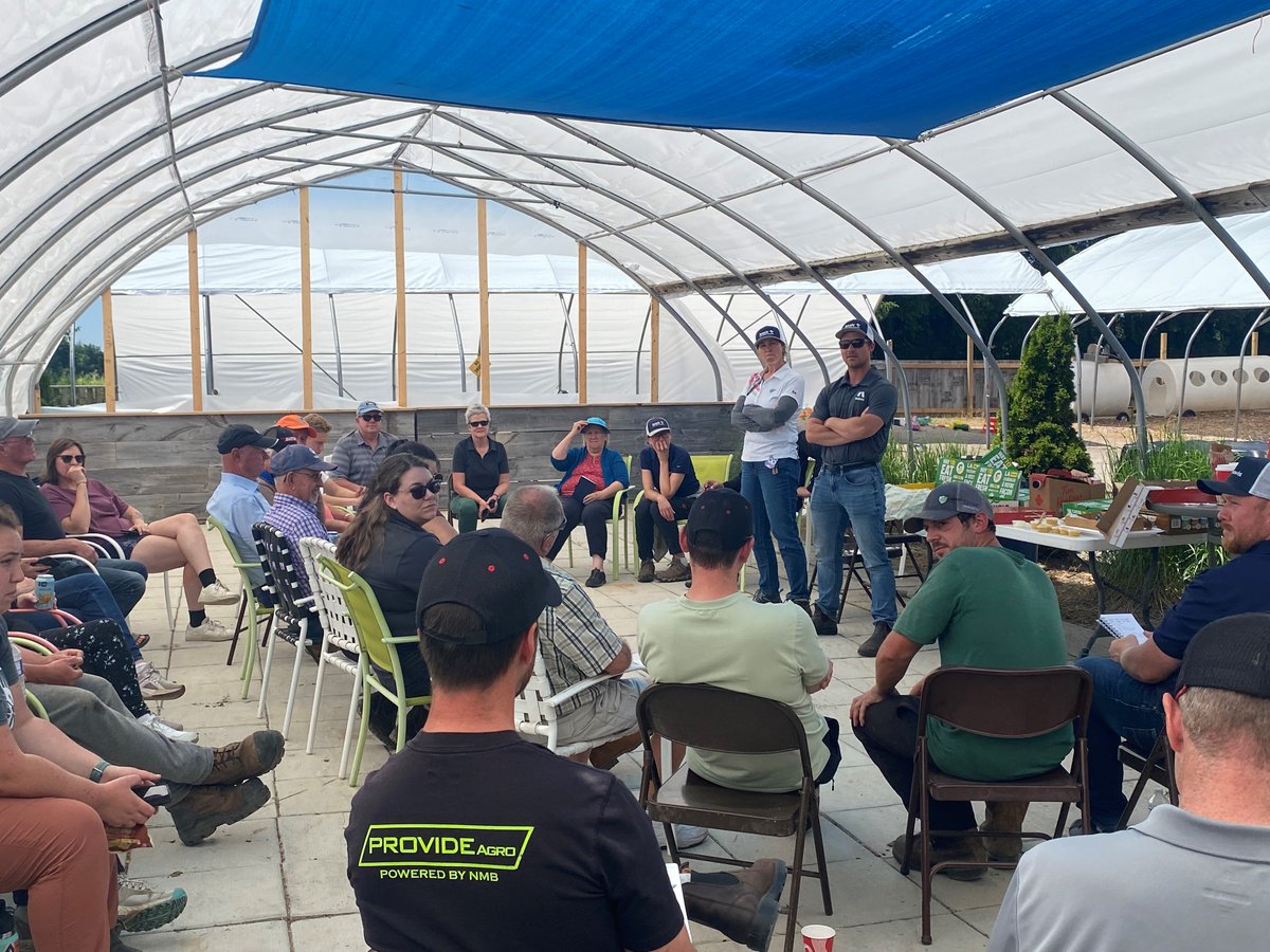 Had a great grower meeting today near Bowmanville, Ontario. Got the chance to interact with some growers and share the exciting things happening at Nufarm!