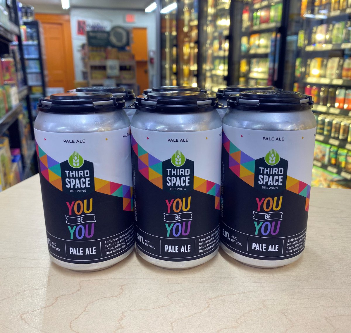 HarleysLiquor's tweet photo. YOU be YOU- Pale Ale🥰🍻

@thirdspacebrews 

#wibeerwednesday #newbeer #beergoals #craftbeer #goodbeer #localbeer #beervibes #beeroclock #thirdspacebrewing https://t.co/sBA5VQad2Z