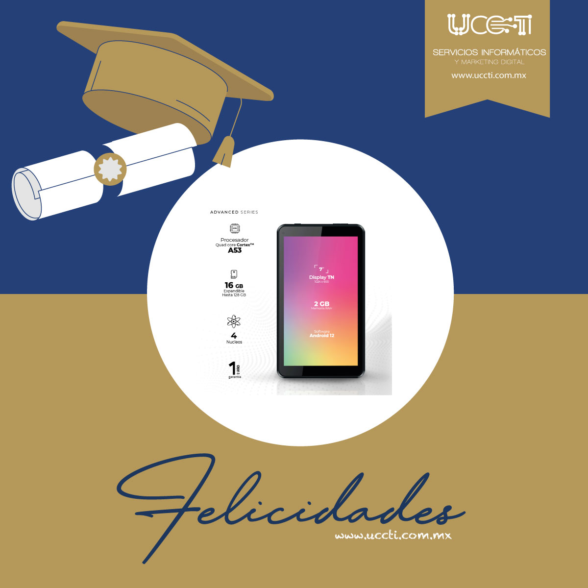 ucuervo's tweet photo. Tablet Chill Plus TP470 Acteck Display 7", Procesador Quad Core Cortex™ A53 de 4 nucleos 1.6ghz, Memoria RAM 2 GB, Puerto de carga USB C, Resolución 1024*600 TN https://t.co/rDUcHXHilK