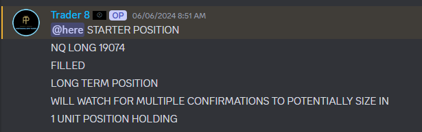 Official_PHT's tweet photo. Trader8 nails a 300+ points on multiple days trade.  He updated his position daily from entry to exit, fully handhold all members in our group.

$ES $NQ $SPY $SPX $QQQ $APPL $NVDA $GME $MSFT $CPI 
#cpi #ppi https://t.co/eTuP6M3Rox