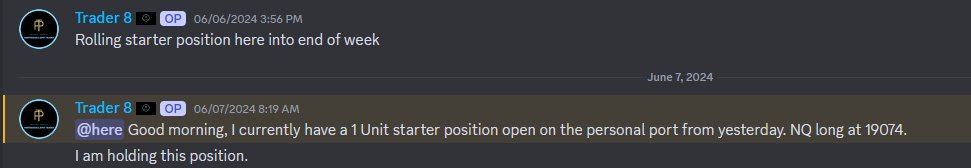 Official_PHT's tweet photo. Trader8 nails a 300+ points on multiple days trade.  He updated his position daily from entry to exit, fully handhold all members in our group.

$ES $NQ $SPY $SPX $QQQ $APPL $NVDA $GME $MSFT $CPI 
#cpi #ppi https://t.co/eTuP6M3Rox