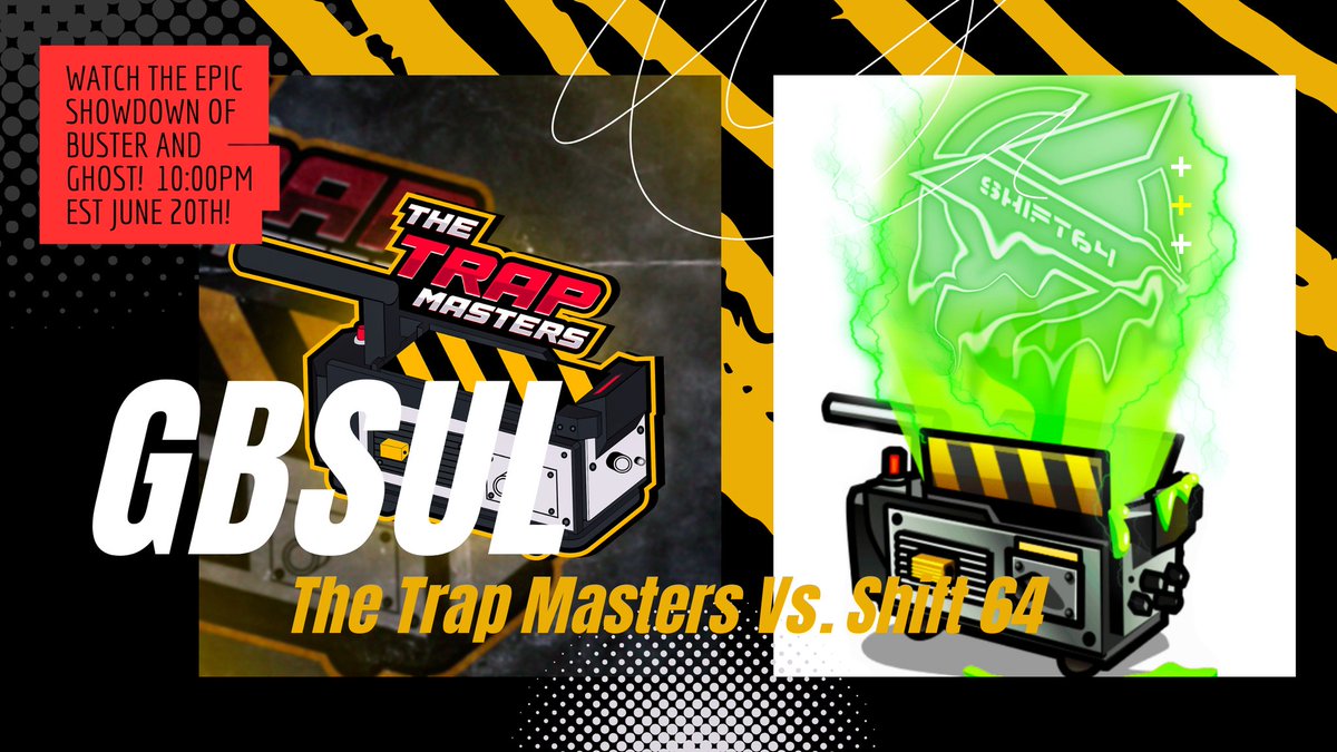 TheTrapMasters's tweet image. Be ready next week to watch us take down @SHIFT64_GAMING for our match on June 20th at 10pm EST! We&apos;ll be waiting. 😎