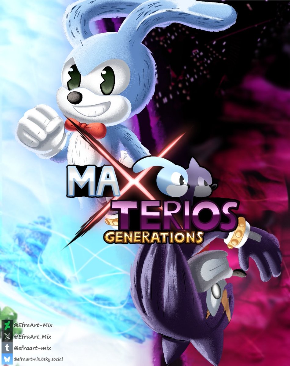 EfraArt_Mix's tweet photo. We are waiting for #SonicXShadowGenerations, BUT...! and the people from another universe? 👀👀👀
#Redraw
#SonicTheHedgehog #ShadowTheHedgehog #MaxTheRabbit #FeelsTheRabbit #TeriosTheHedgehog #SonicArtist #Edit #IbisPaintX https://t.co/UyMwF1vq2N