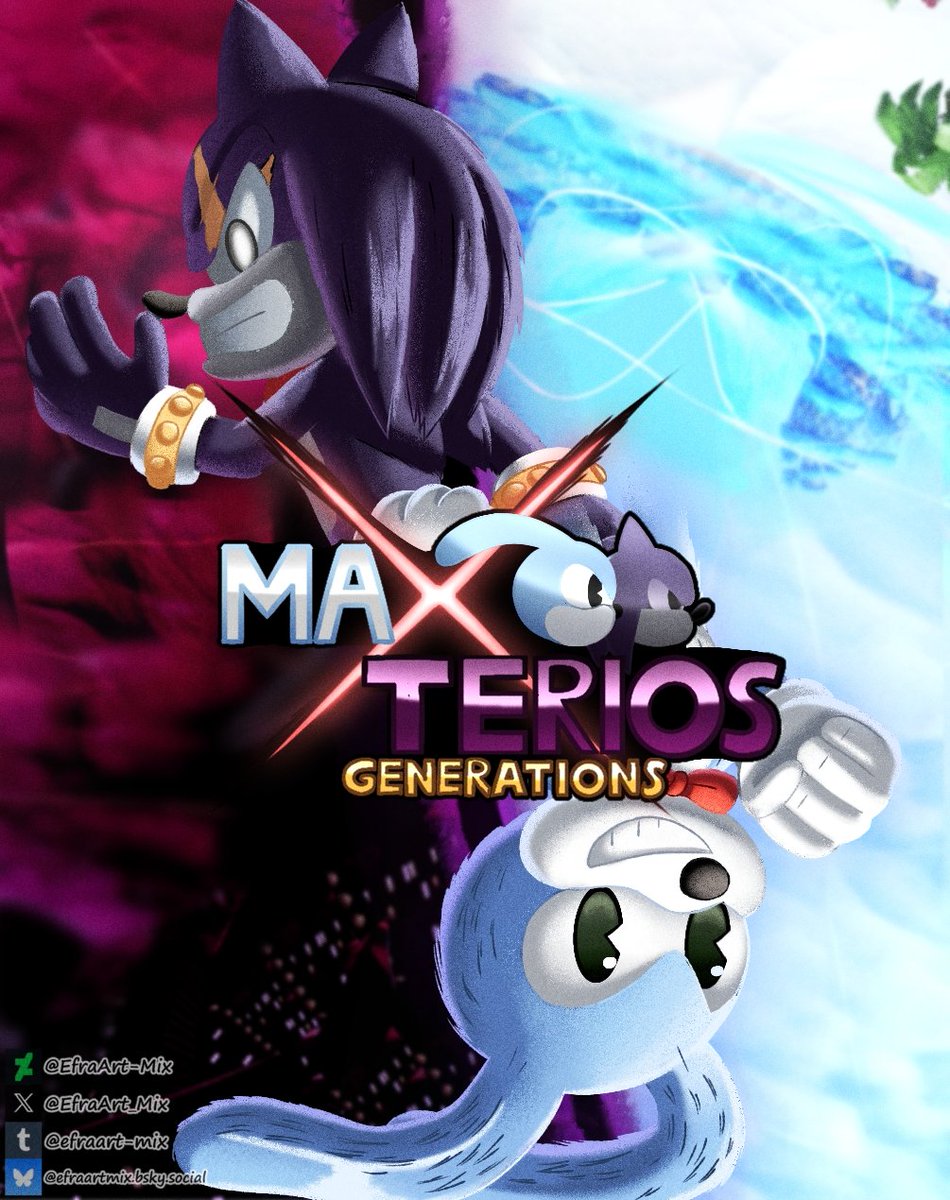 EfraArt_Mix's tweet photo. We are waiting for #SonicXShadowGenerations, BUT...! and the people from another universe? 👀👀👀
#Redraw
#SonicTheHedgehog #ShadowTheHedgehog #MaxTheRabbit #FeelsTheRabbit #TeriosTheHedgehog #SonicArtist #Edit #IbisPaintX https://t.co/UyMwF1vq2N