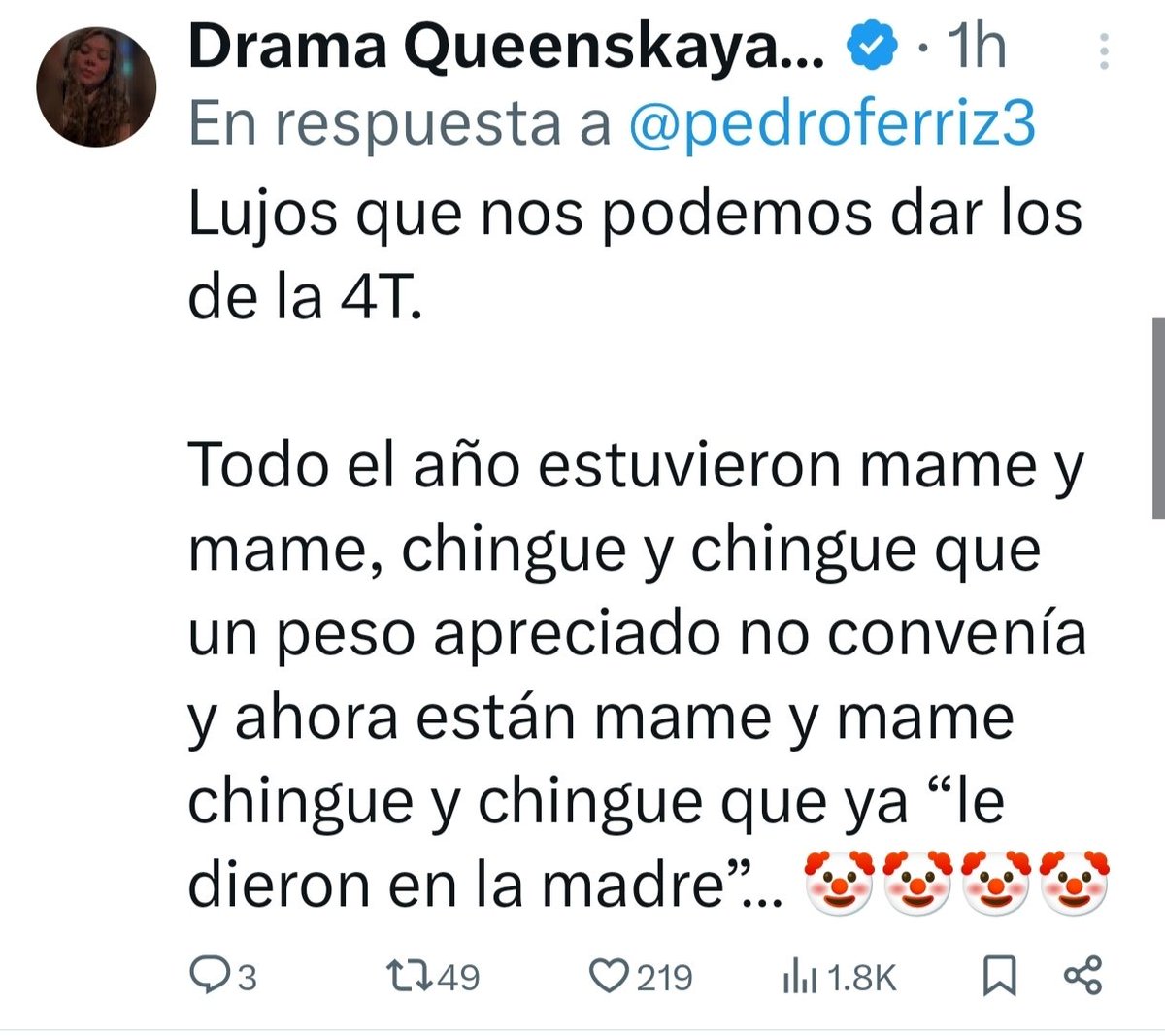HaroldoMx's tweet photo. En fin la hipocresía, el caso es hacerla de pedo, ningún chile les embona #chingadamadre
#tipodecambio https://t.co/PoPlvPAjXi
