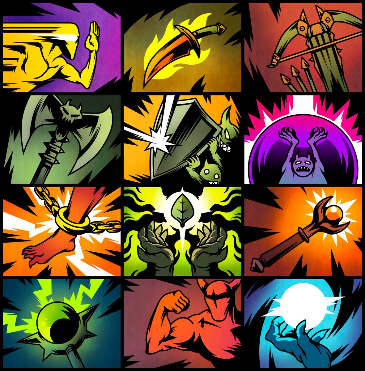 ThePsychoSheep's tweet image. Some card artwork I'm doing for a board game. This is still in early stage.