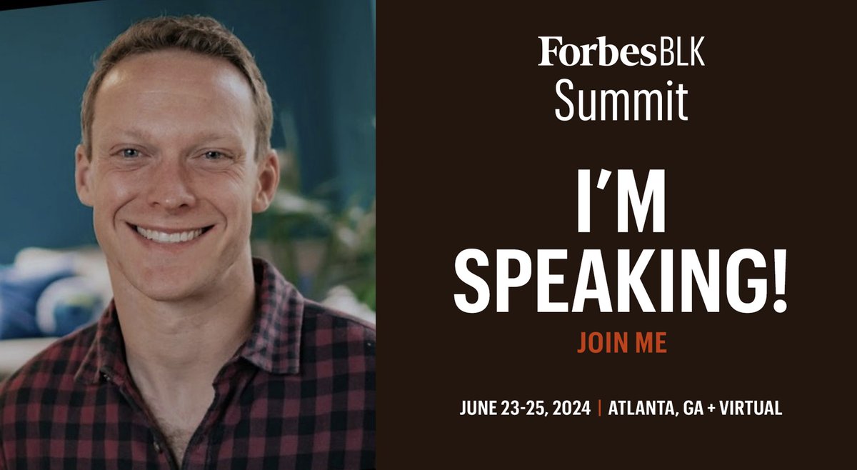 Michael Proman, Managing Director &amp; Partner, will be speaking at the 2024 ForbesBLK Summit (bit.ly/3yZ7wW9) on June 23-25. His panel is: "Show Me The Money: Get The Attention Of Investors To Raise Capital." You can join by registering here:
bit.ly/3XgRUaD